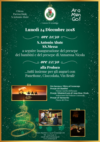 Inaugurazione Presepi di Aramengo