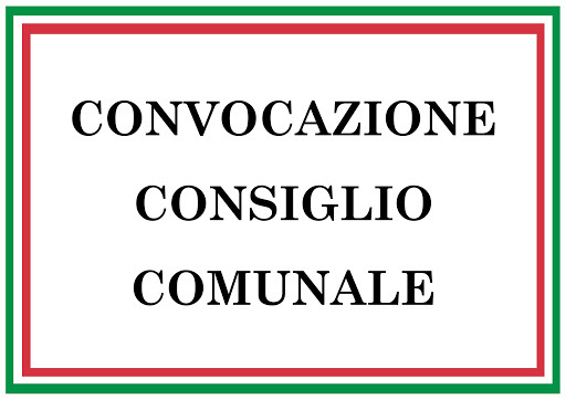 CONVOCAZIONE CONSIGLIO COMUNALE 13-09-2021